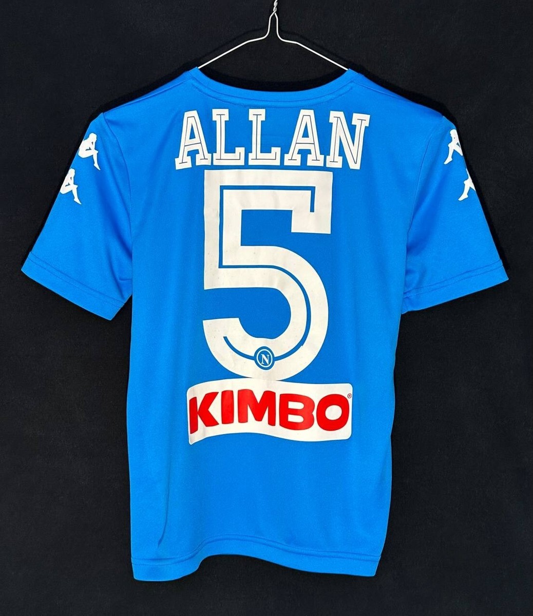SSC Napoli 2016-2017 home kappa football shirt jersey ALLAN 5