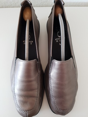 ACO Slipper Schuh Damen Gr. 42 weich und bequeme Bronze - Bild 4 von 5