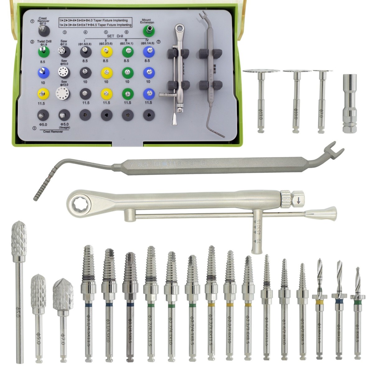 ESSET Implant Surgical Kit Osstem Easy Split Expansion Drills