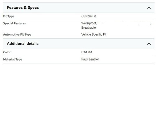 2018-2024 FOR JEEP WRANGLER JL JK LEATHER FRONT SEAT COVER SET RED LINE COVERADO - Picture 9 of 9