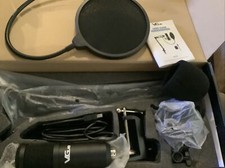 USB VeGue Microphone Kit Condenser Computer PC Recording Mic Kit VG016 for Game,
