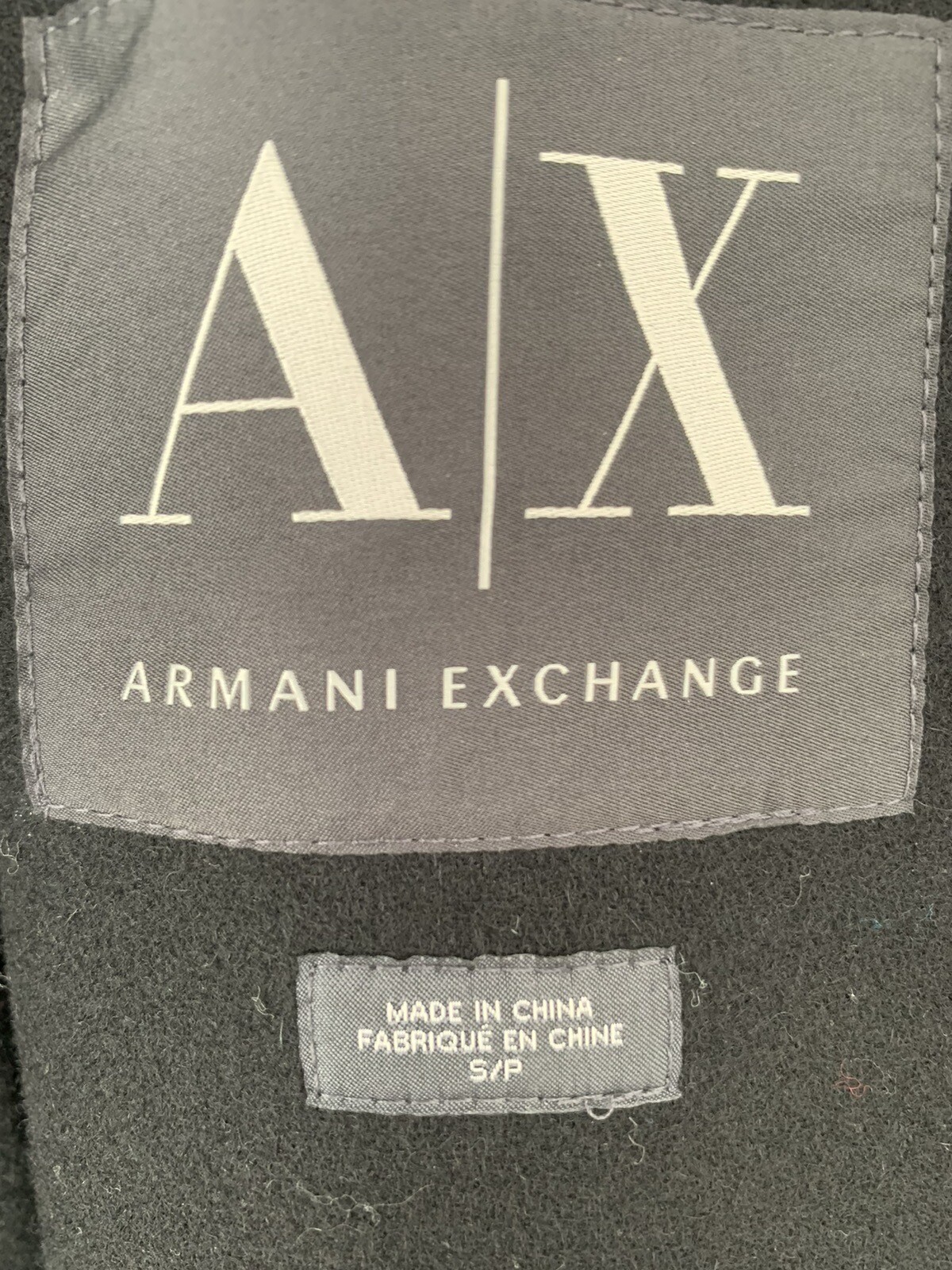 Armani Exchange Wool Blend Sleeveless Gilet Waistcoat Vest Size Small 8-10 image 3