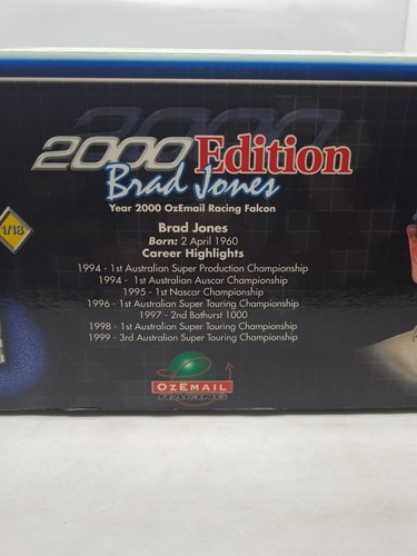 Signed Ford Ozemail Au Falcon XR8 #21 Brad Jones 2000 Limited Edition 1817/2000 - Picture 12 of 22