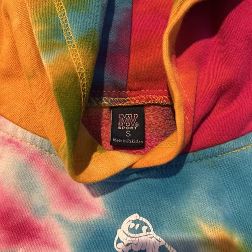 MV Sport Pinehurst Sweatshirt Hoodie Kids Small Multicolor Tie Dye - Picture 3 of 10