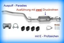 DPF / Rußpartikelfilter mit 2 Druckrohren für Opel Zafira B 1.9 CDTi (A05) + Kit
