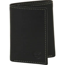 Timberland Men's Hunter Genuine Leather Tri-Fold Wallet