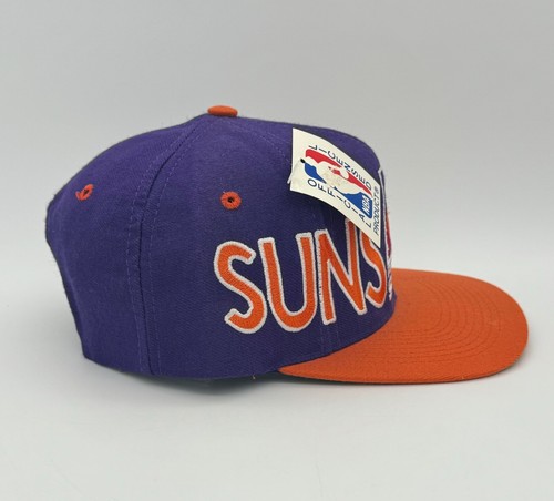 Phoenix Suns AJD Vintage NBA Wool AOP 3D Snapback Sports Hat Cap - Picture 5 of 13