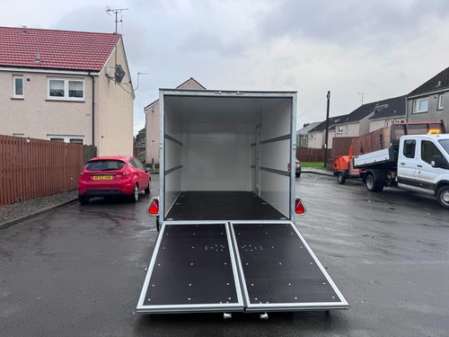BRAND NEW 400cm x 200cm x 190cm TWIN AXLE BOX TRAILER WITH DUO DOORS 2700KG - Picture 3 of 13