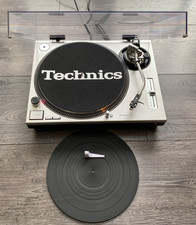 Technics SL-1200 MK2 Turntable With Original Lid Needle Slipmat - 1987 Turntable