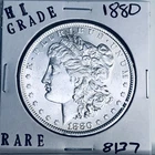 1880 MORGAN SILVER DOLLAR HI GRADE GENUINE U.S. MINT RARE COIN 8137