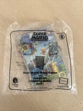 McDonald s Happy Meal Toy 2018 Super Mario Dual World Maze Game 8 New In Pkg