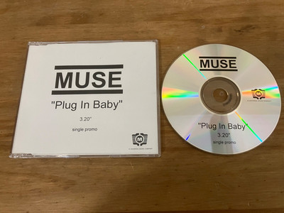MUSE PLUG IN BABY GERMAN/MOTOR PROMO CD-R CD  **READ DESCRIPTION**. VERY RARE!!