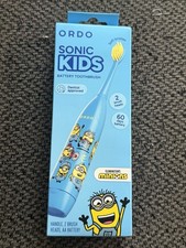 Ordo Sonic Kids Minions Electric Toothbrush AA Battery Soft, 2 Heads