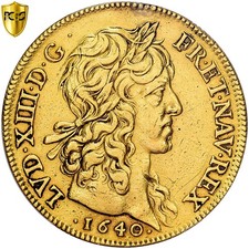 [#1065922] France, Louis XIII, 40 Livres dit 4 Louis d'or, 1640, Paris, Pedigree