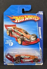 Hot Wheels Carbonator 2010 Faster Than Ever Clear Orange and Red FTE