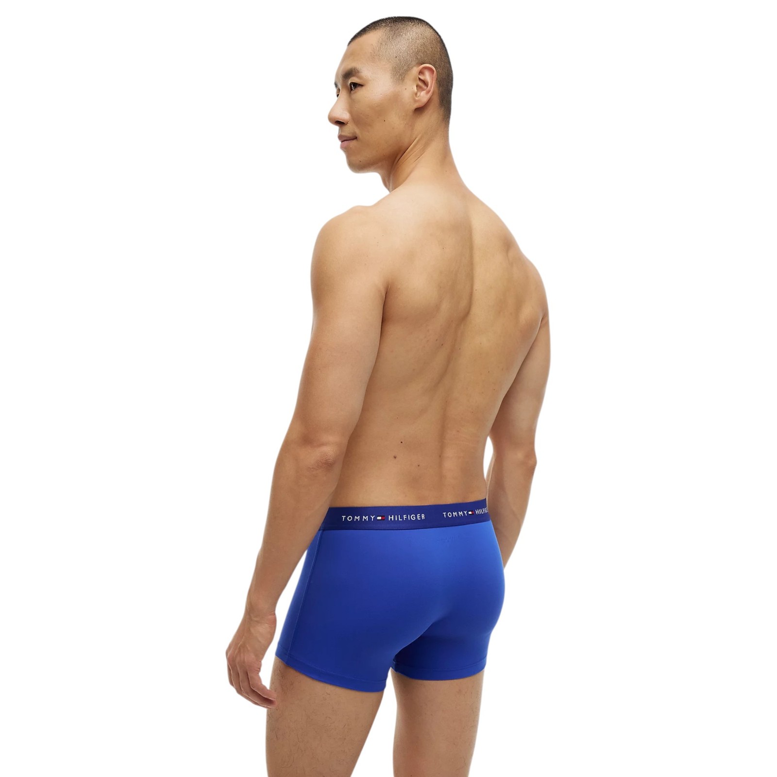 Tommy Hilfiger Men's Microfibre Trunks 3-Pack: Blue, Navy, Grey image 7