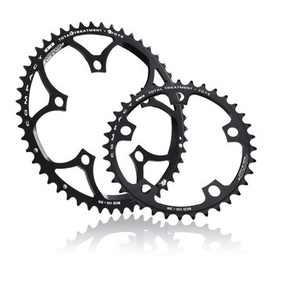 Miche Kettenblatt Compact BCD 110 außen 49 Zähne, schwarz, 9/10-fach