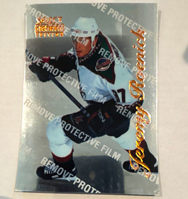 Pinnacle Select Certified 1997-98 Team Center Jeremy Roenick #77 Coyotes