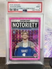 2025 Mosaic Jaxson Dart Notoriety - Pink Fluorescent🔥 PSA 9🔥RARE!!