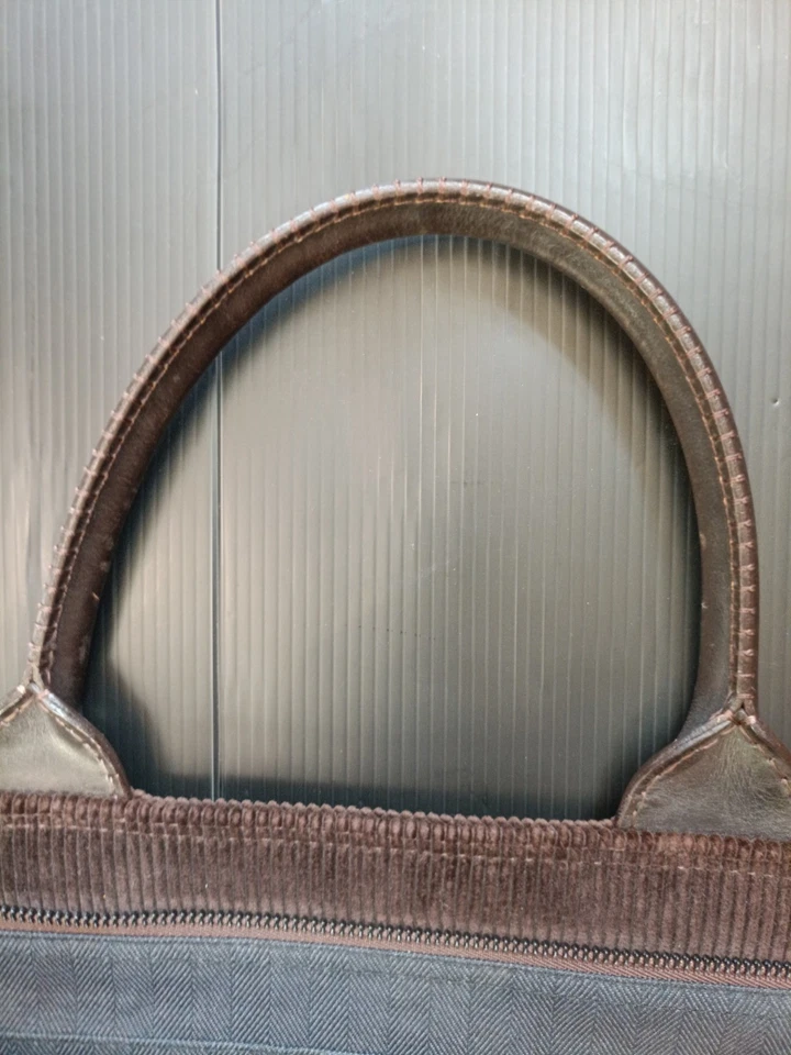 Bolso de Mano PORTER Yoshida & Co Brisbane Musgo Pana Marrón Talla Grande Foto 3 de 4