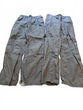 OshKosh B'gosh Boys Lot of 2 Gray Cargo Pants Size 10