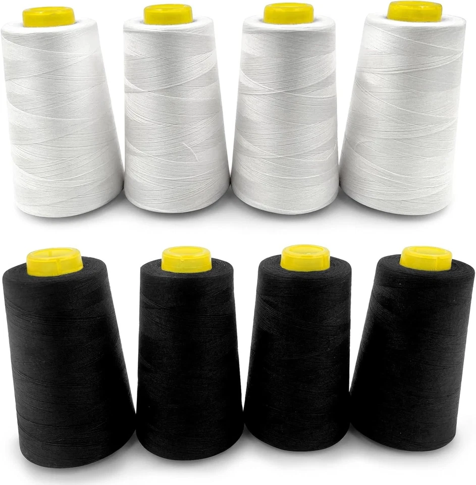 High-Quality 8-Spool Polyester Sewing Thread Set (24,000 Yards) - Image 3 of 4