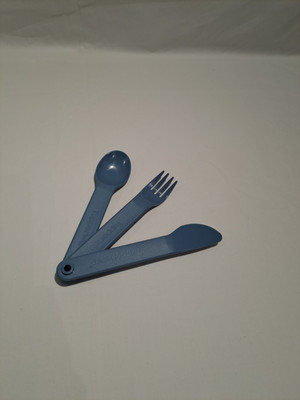 Tupperware C236 Besteck-Set (3) blau