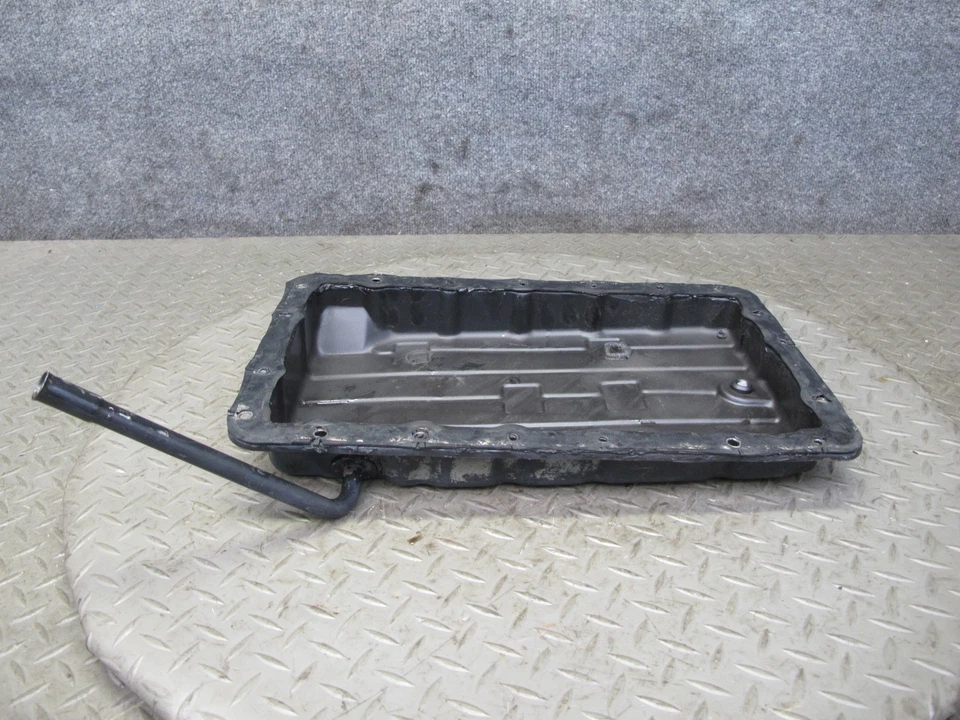 92-94 LEXUS JZZ31L SC300 TRACCIÓN TRASERA A340E A/T TRANSMISIÓN AUTOMÁTICA CÁRTER DE ACEITE CON VARILLA DE MEDICIÓN OEM Foto 3 de 4