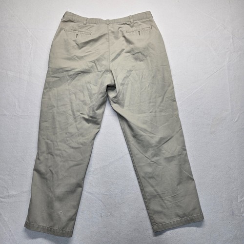 Pantalon pantalons habillés marron uni marron puritain adulte homme taille 40 x 32 - Photo 9/10