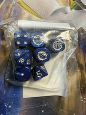 Blood Bowl 2024 Organized Play Dice Blue Warhammer Rare
