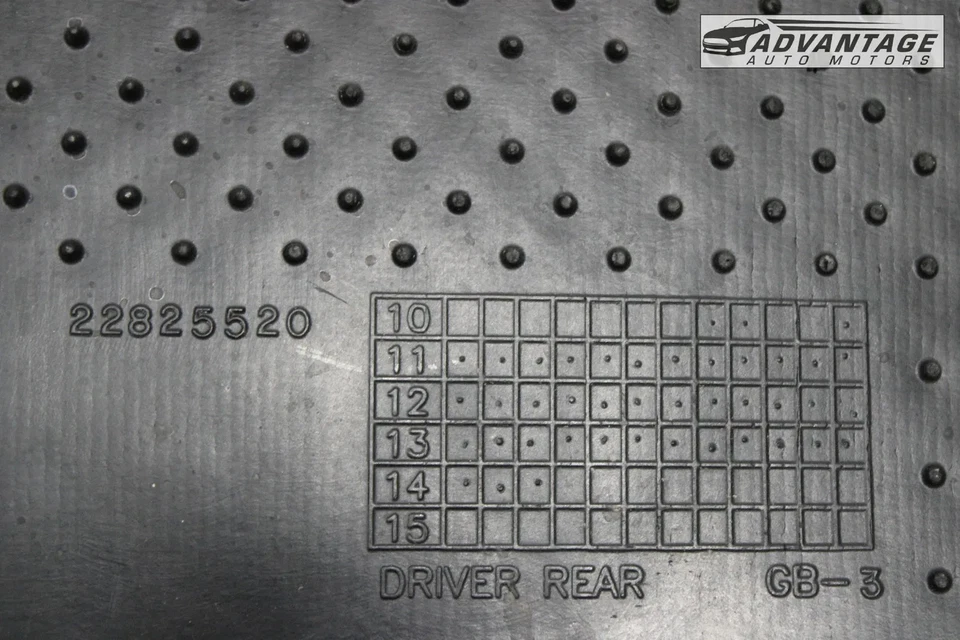 2018-2022 JEEP RENEGADE REAR LEFT SIDE FLOOR CARPET MAT LINER COVER AKRO EDGE - Image 3 of 4