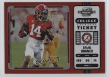 2023 Chronicles Draft Picks Contenders Optic Red Prizm 80/149 Brian Branch 00li