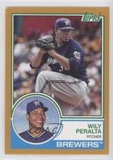2015 Topps Archives Gold 47/50 Wily Peralta #204 6f8