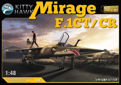 Kitty Hawk 1/48 Mirage F.1CT/CR Modellbausatz