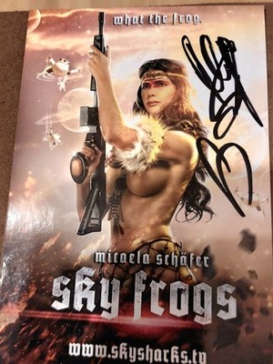 Sexy  Micaela Schäfer Autogrammfoto 13 x 18 cm  original signiert
