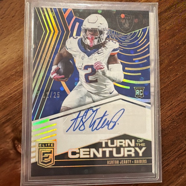2025 Panini Donruss Elite - Turn of the Century Autographs Ashton Jeanty.../25