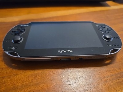 Sony PlayStation Vita Black Handheld System - Rare 1001 - Tested working great!