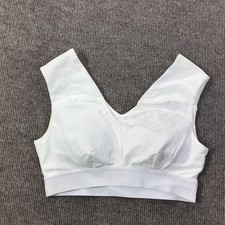 Tommie Copper Shoulder Support Sports Bra Womens Medium White Copper Infused Gym