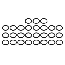 30pcs Black Nitrile Butadiene Rubber NBR O-Ring 17mm Inner Dia 2.5mm Width