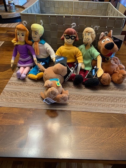 Vintage Scooby Doo Bean Bag Set with Tags