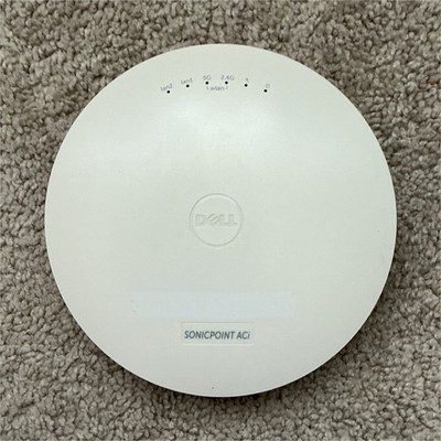 Dell SonicPoint ACi Wireless Access Point White 2 LAN RJ-45 Console Ports