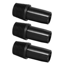 3 Pcs German Threaded Connection Parts Broom Handle Adapter Tips