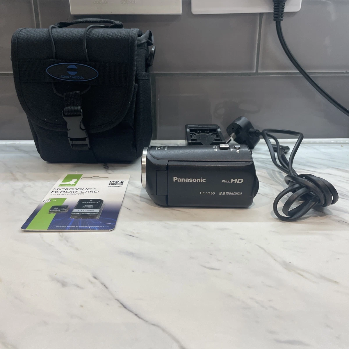 vhbw 3x batteria compatibile con Panasonic HDC-SD707, HDC-SDT750, HDC-SD9 videocamera camcorder (1000mAh, 7,2V, Li-Ion) con infochip