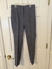 Zara Women's Ankle Length Dress Pants Elastic Waistband Gray NWOT Size Small