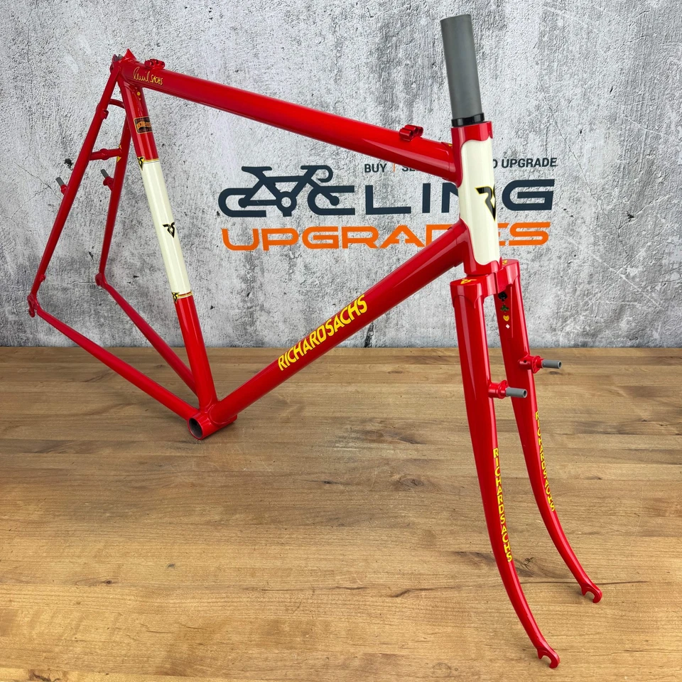 New! 2020 Richard Sachs Team Cyclocross Lugged Steel 54cm CX Frameset 700c - Image 3 of 4