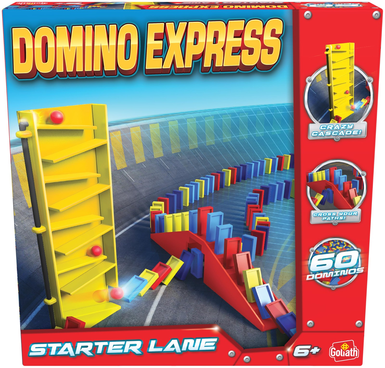 Jeu de construction Domino Express Starter Lane circuit domino enfant 6 ans
