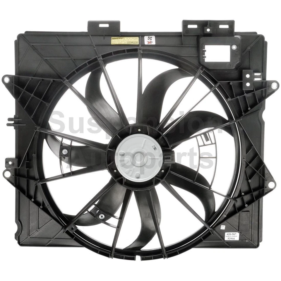 Dorman Engine Cooling Fan Fits 2009 2010 2011 2012 2013 2014 Cadillac CTS_SU - Image 3 of 3