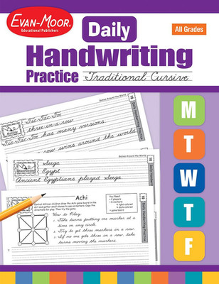 New Alphabet Basics Cursive Daily Exercises Fun Guide Handwriting Kids Fast Ship