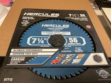 Group of three new circular saw blades…7 1/4” and 10 inch
