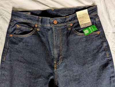 Jeans GAP 90s Loose High Rise Unisex Gr. 30 Dark Indigo Straight Leg Neu Topp